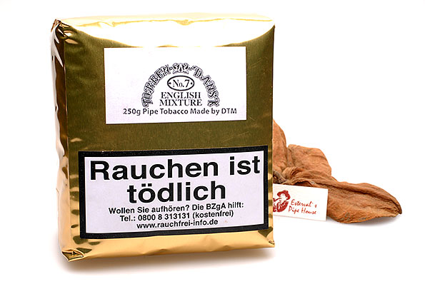 Torben Dansk No. 7 English Mixture Pipe tobacco 250g Economy Pac Torben Dansk No. 7 English Mixture Pipe tobacco 250g Economy Pac